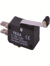 Microswitch 250V 15A + long roller